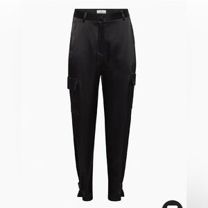 Babatin Refined Satin Cargo Pant - NEW with tags